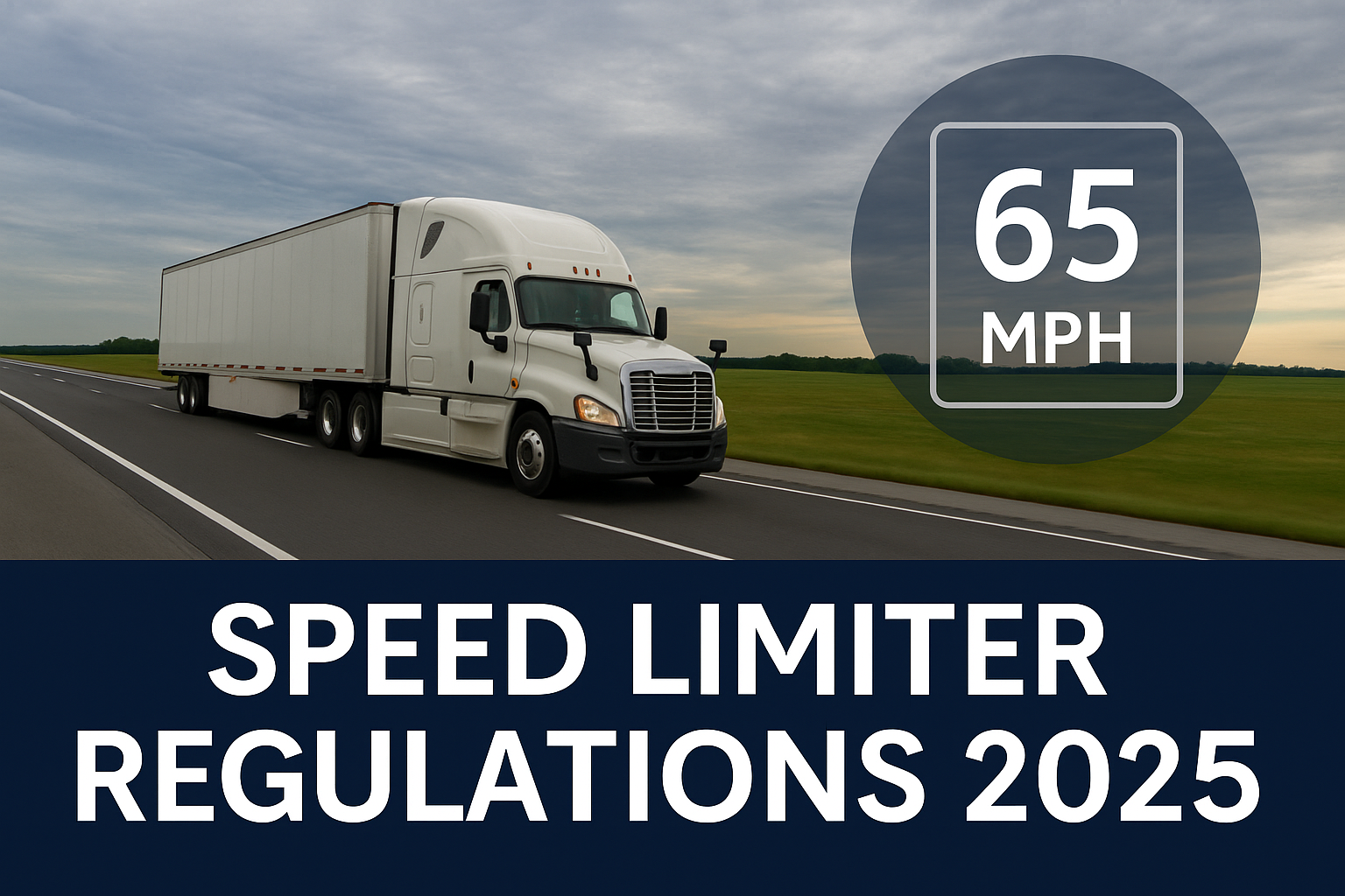 truck speed limiter regulations for commercial drivers in 2025