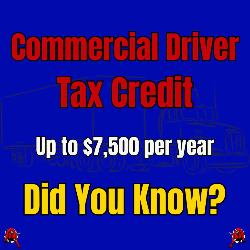 Truck Driver Tax Credit: 2025 Under the New Bill