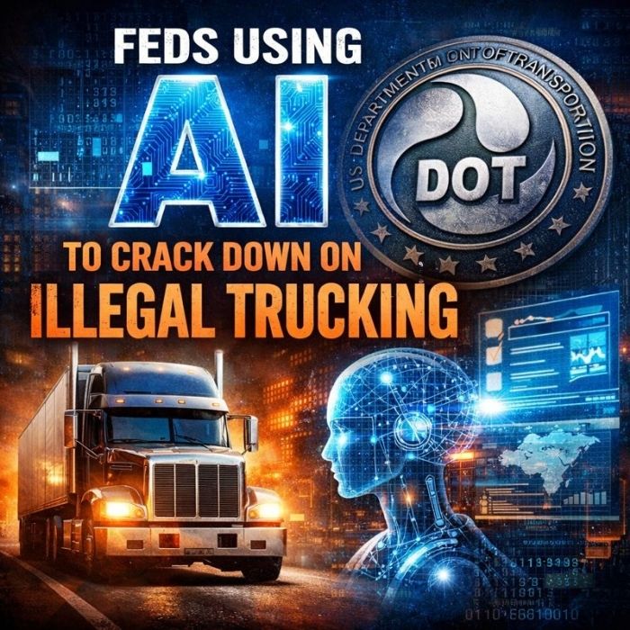 DOT using artificial intelligence to identify illegal trucking operations and CDL fraud impacting FMCSA compliance and driver safety